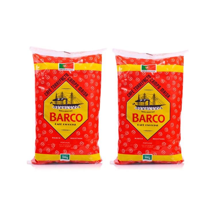 Barco Torrefacto - Pack 2 Unidades - Café en Grano con Azúcar Caramelizado - Gran Tueste, Sabor Pronunciado y Aromático - 500 g - Ideal para los Amantes del Café