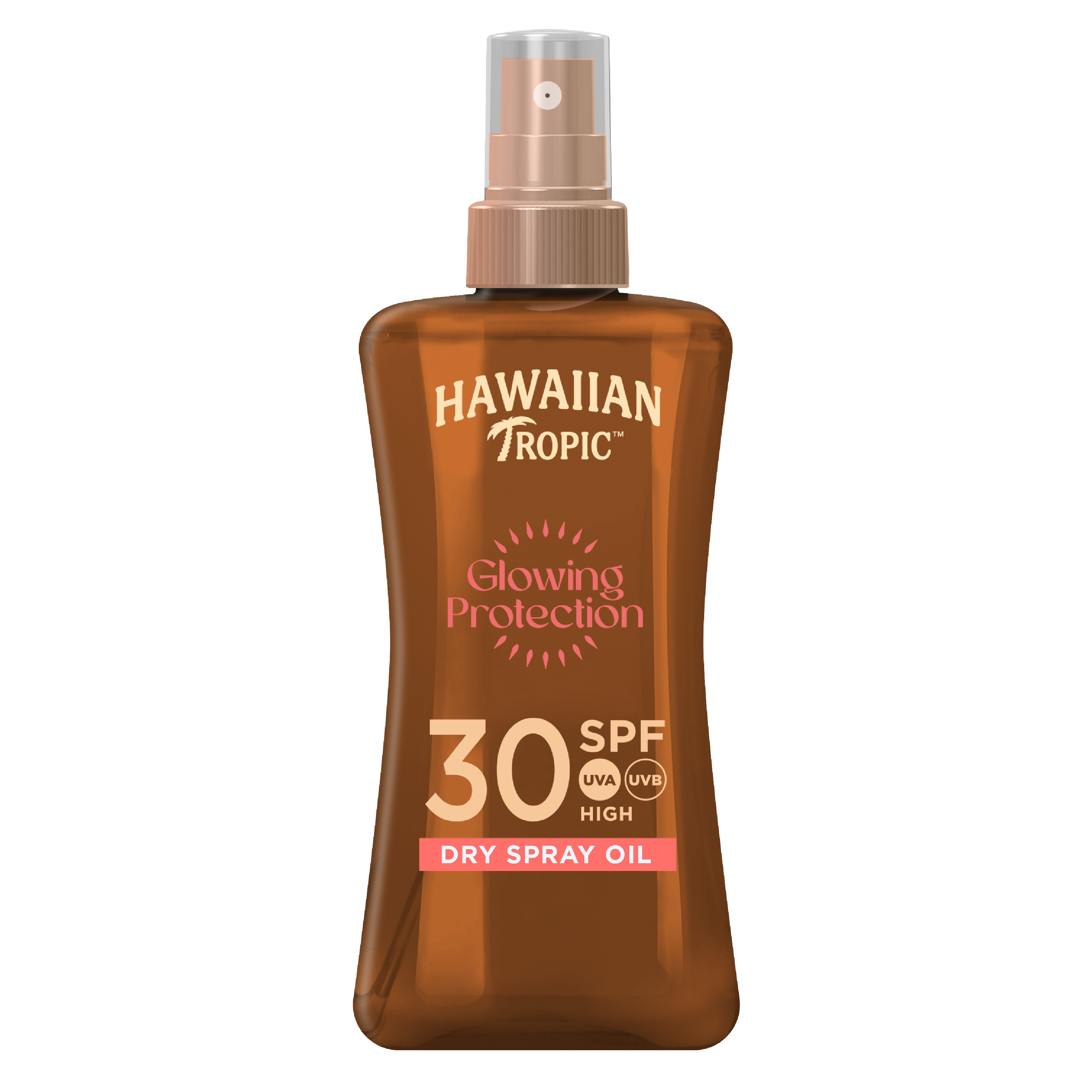 Aceite Bronceador Seco en Spray SPF 30, Protector Solar de Rápida Absorción con Acabado Luminoso, Protección UVA/UVB Resistente al Agua, Uso Corporal, 200?ml