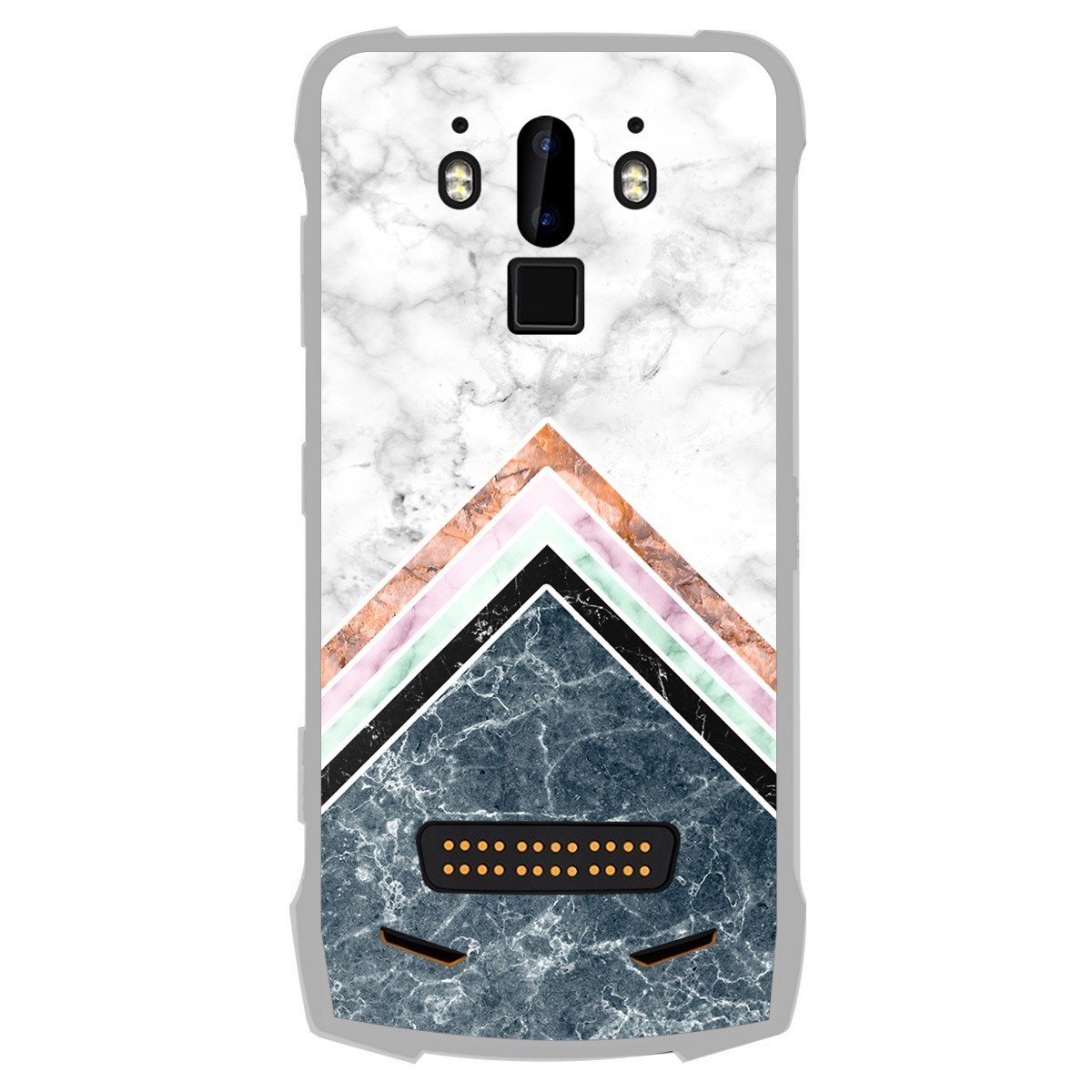 Tumundosmartphone Funda Gel Tpu para Doogee S90 diseño Mármol 05 Dibujos
