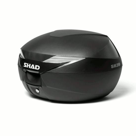 Shad - BAULETE SH39 NG para almacenamiento exterior de motocicleta, resistente y hermético, ideal para equipaje y accesorios moto, compatible con sistemas de fijación universales