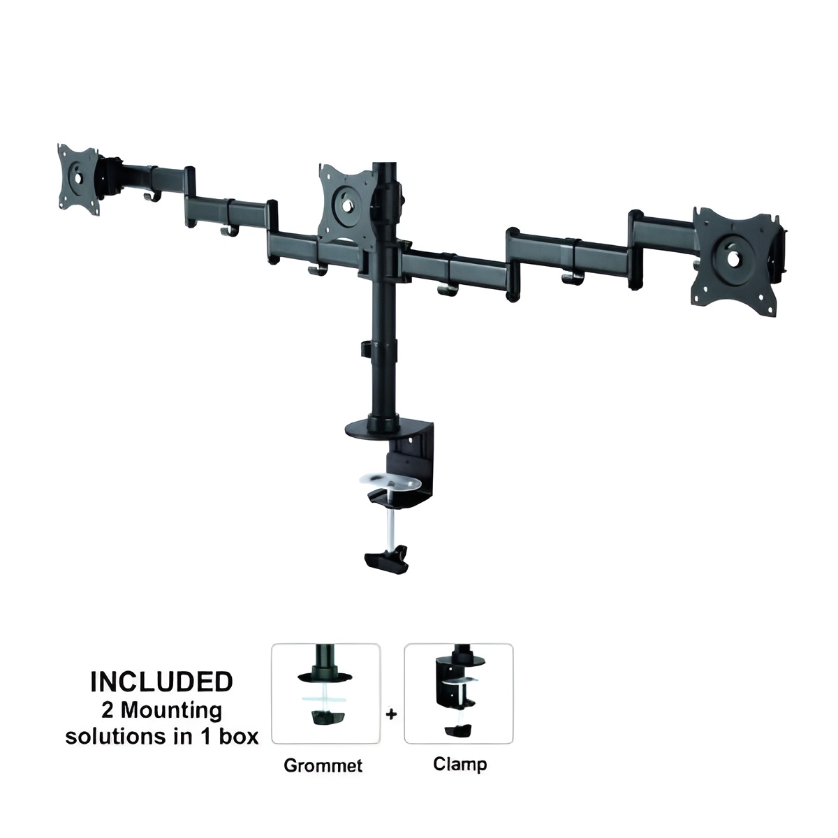Soporte de Escritorio para Monitor Neomounts - para Televisor Ergonómico y Ajustable en Altura