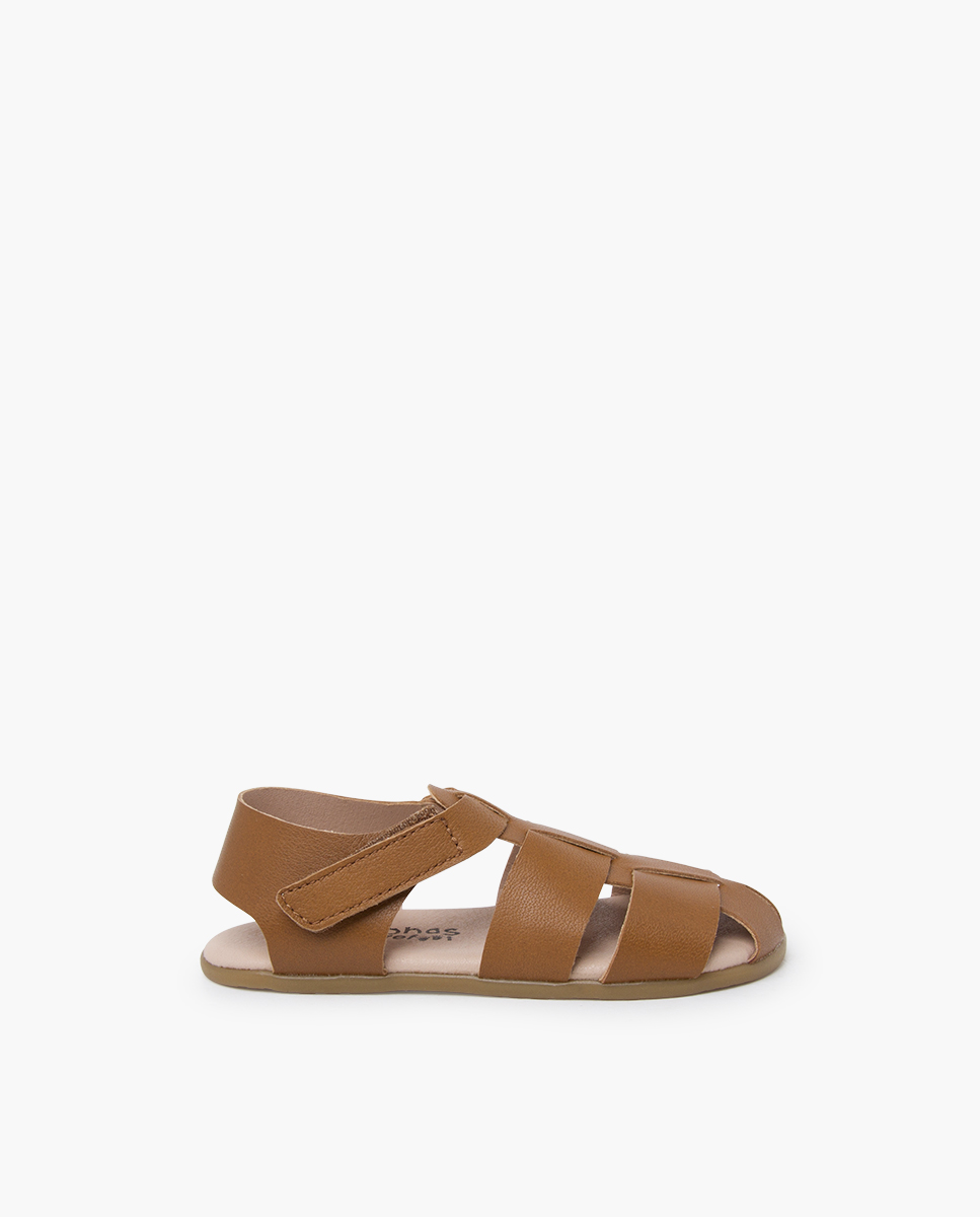 Pisamonas Sandalias barefoot tiras piel