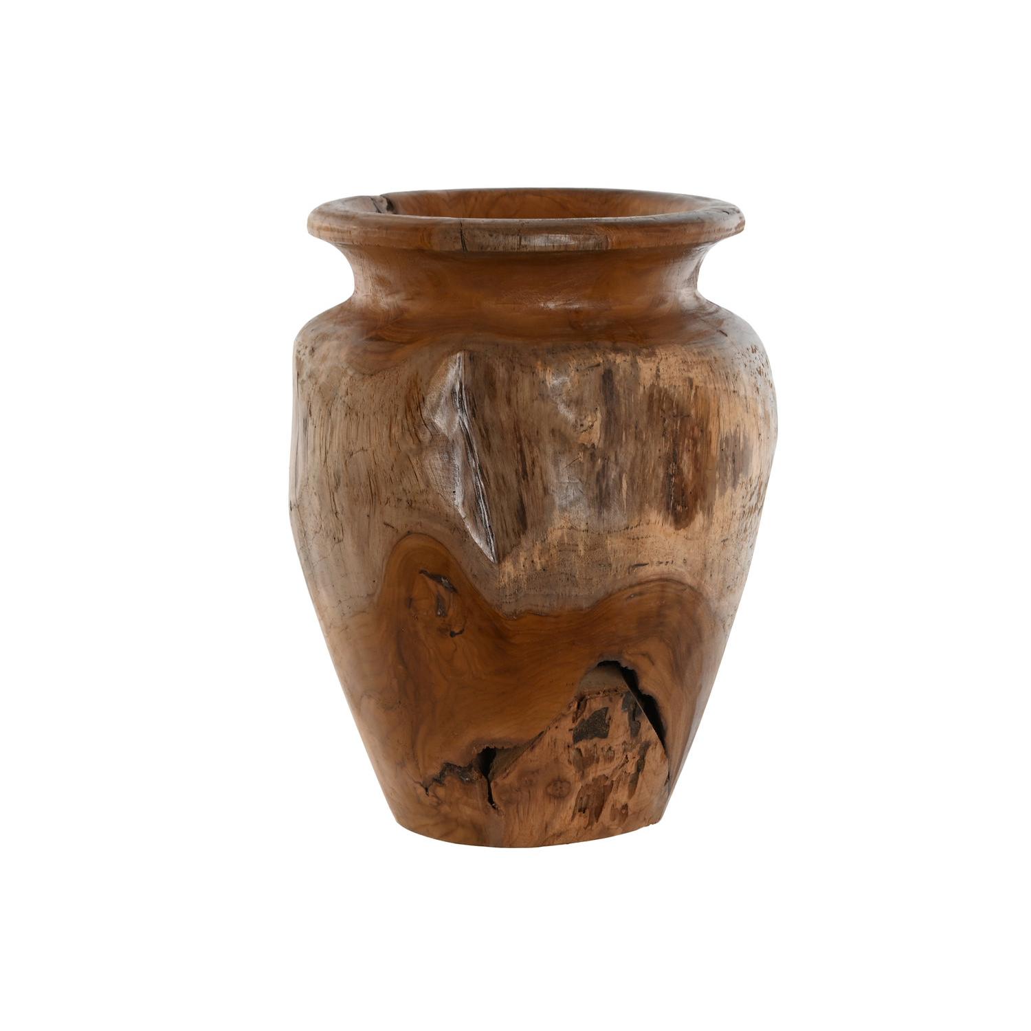 JARRON TECA 34X34X40 NATURAL JR210569
