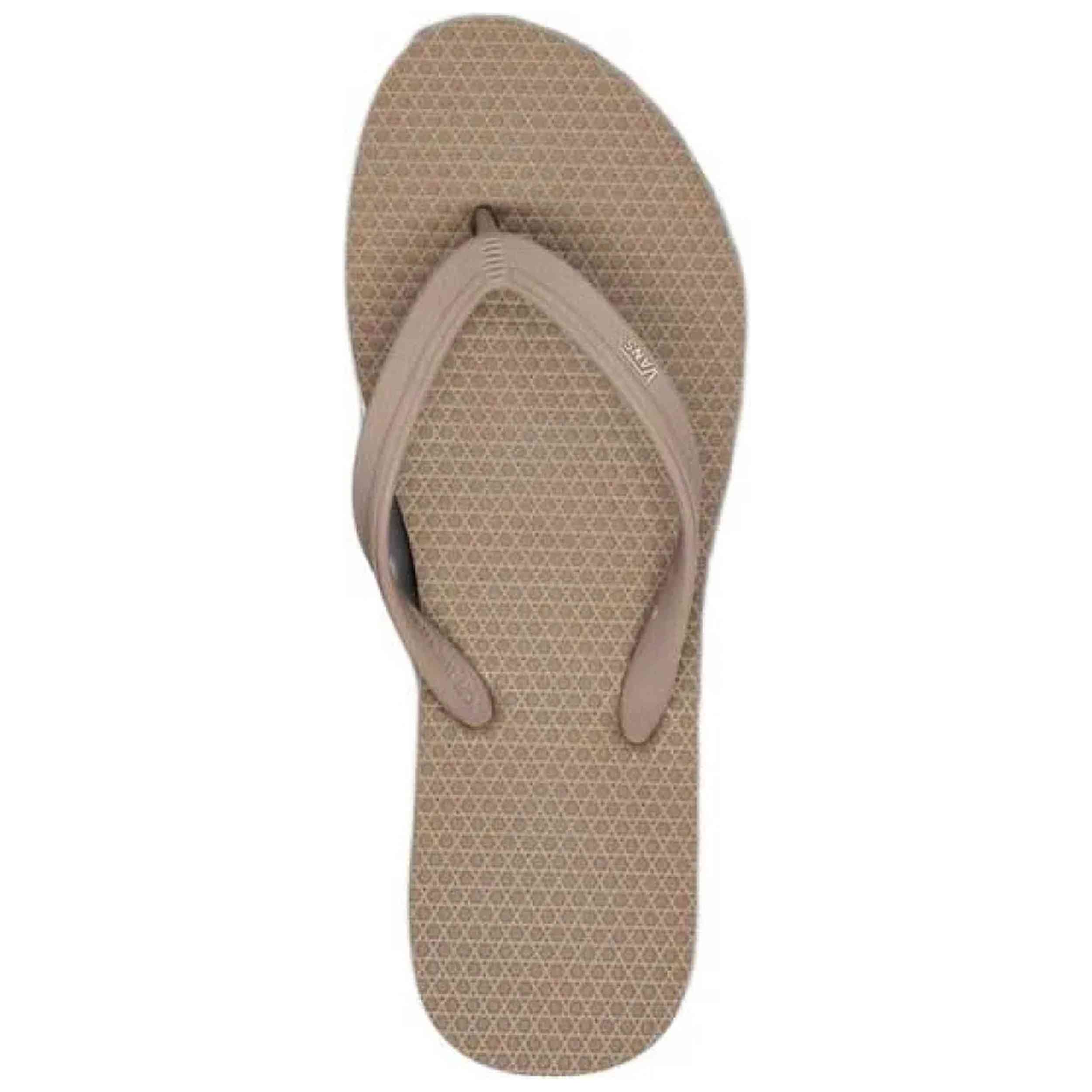 Chancletas Vans modelo Makena Mushroom en color Beig