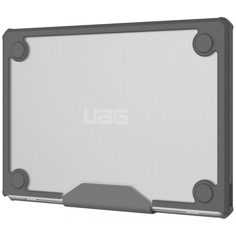Funda portatil uag plyo macbook air 13" m2/m3 2022/2024 a2681/a3113 transparent/black