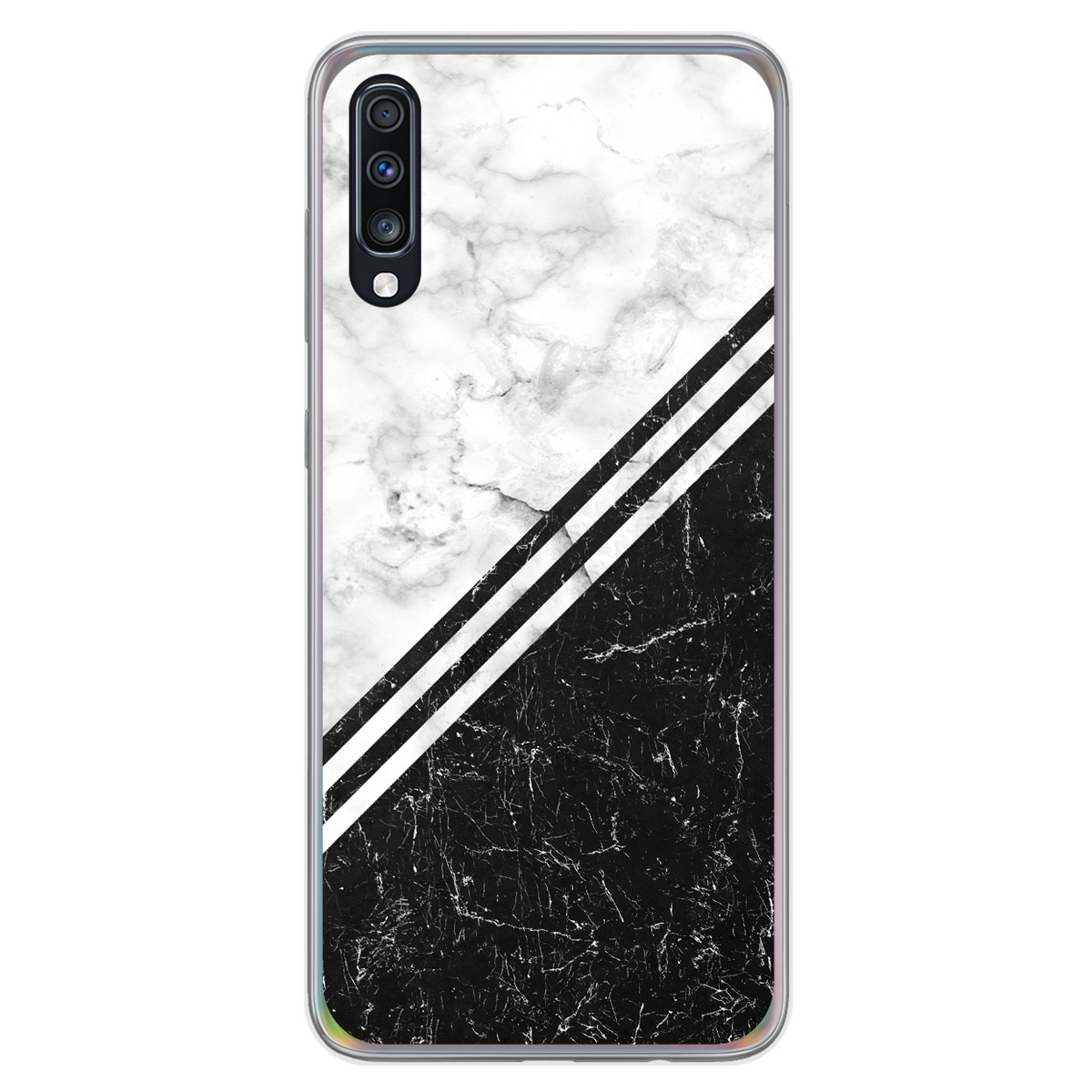 Tumundosmartphone Funda Gel Tpu para Samsung Galaxy A70 diseño Mármol 01 Dibujos