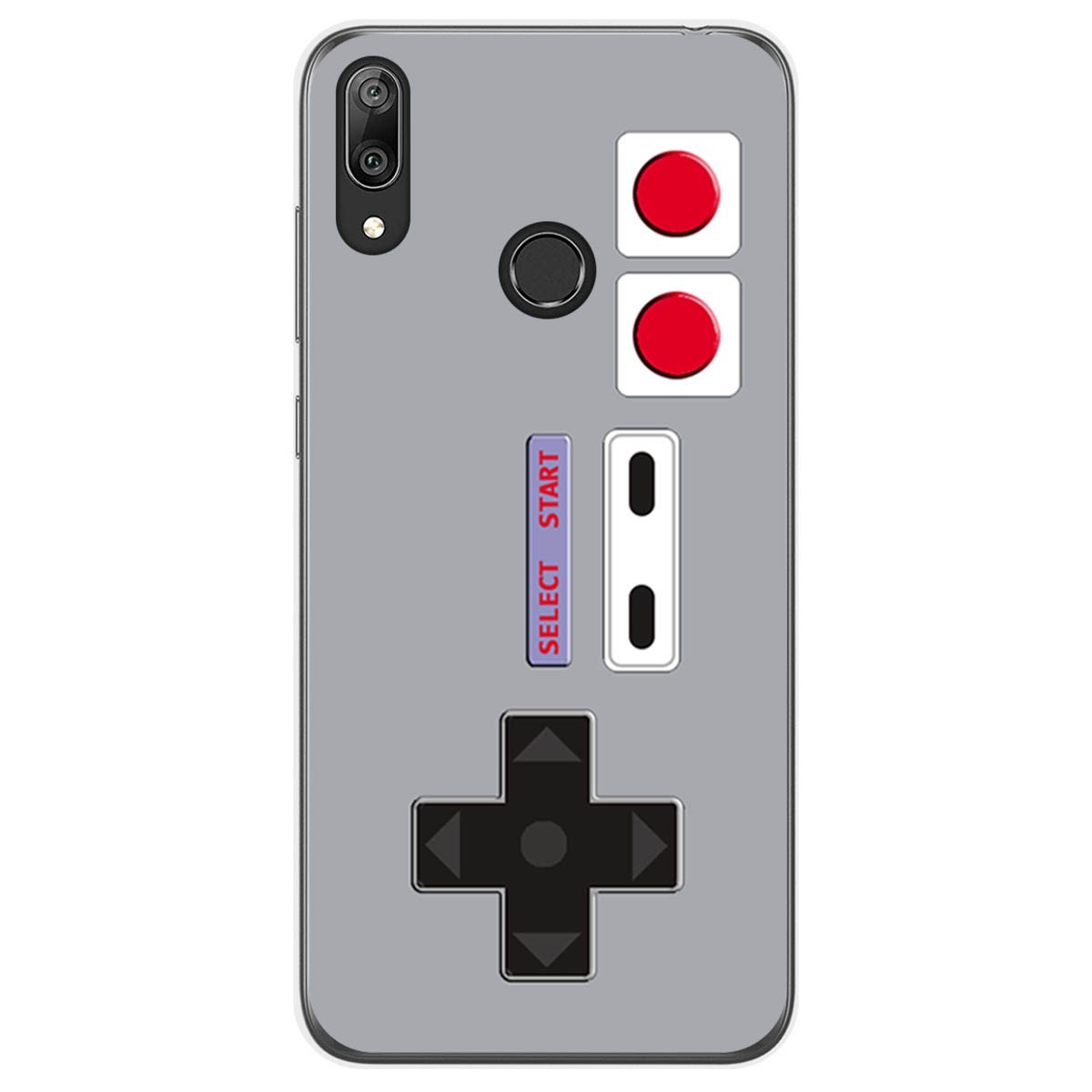 Tumundosmartphone Funda Gel Tpu para Huawei Y7 2019 diseño Consola Dibujos