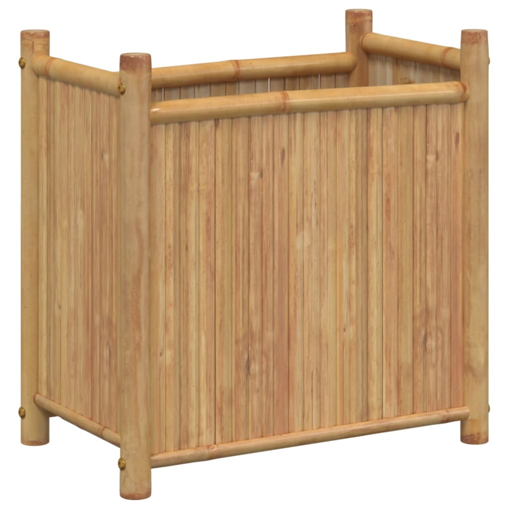 vidaXL Jardinera de bambú Dimensiones 50 x 30 x 25 cm,  100 x 40 x 150 cm,  50 x 30 x 50 cm y mas