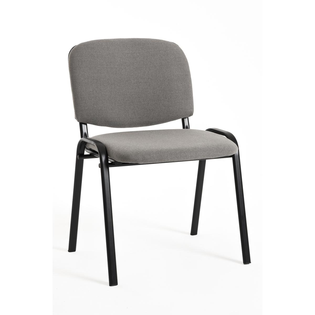 Regalos Miguel - Pack 4 Sillas de Oficina sin ruedas ni brazos Ofis - Máxima Ergonomía - Ideal para Escritorio y Gaming