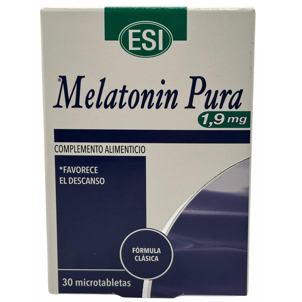 Melatonin pura (Melatonina) 1,9 mg (30 Comprimidos) de ESI