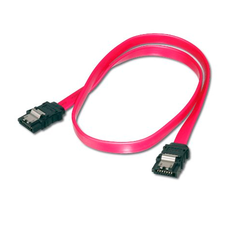 Cable serial ata iii equip 0.5m con clip de seguridad 111900