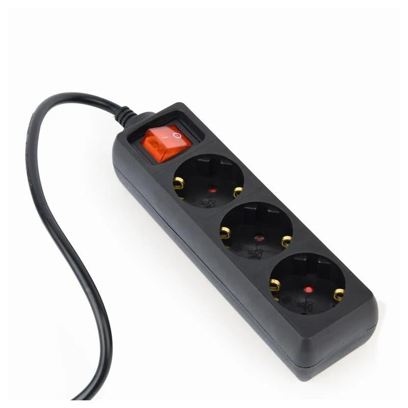 Regleta Gembird EG-PSU3-01 3 Tomas con Interruptor y Fusible