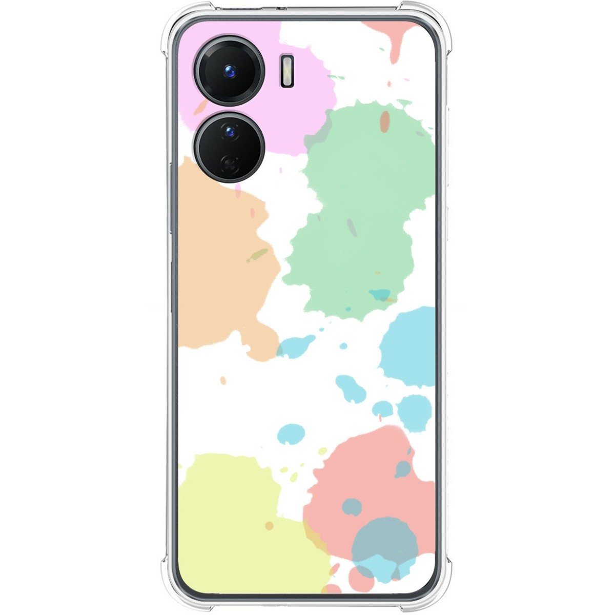 Funda Silicona Antigolpes para Vivo Y16 diseño Acuarela 05 Dibujos