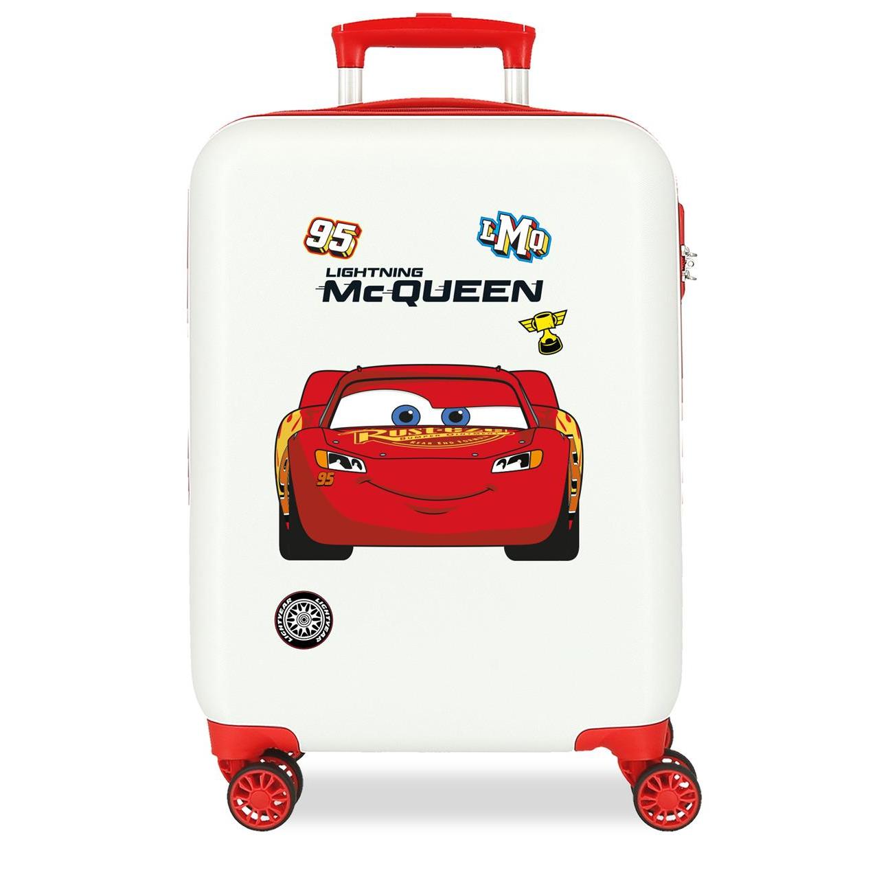 Maleta de cabina Disney Mcqueen Red 55x38x20cm