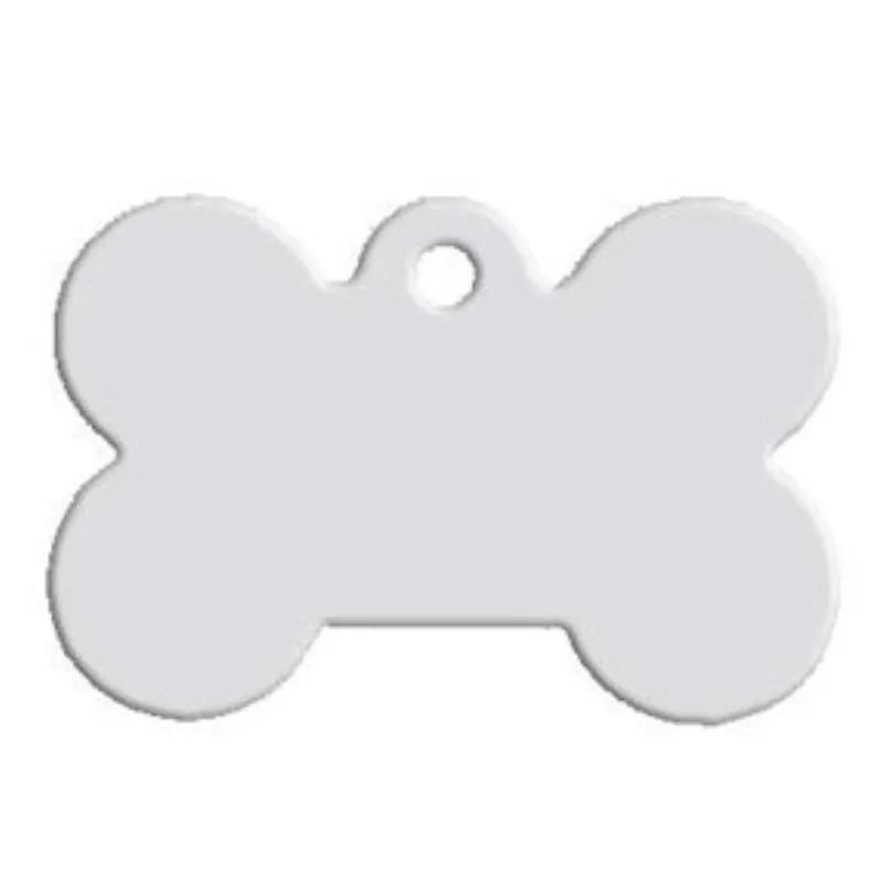 Chapa Identificación Personalizada para Perros y Gatos en Forma de Hueso