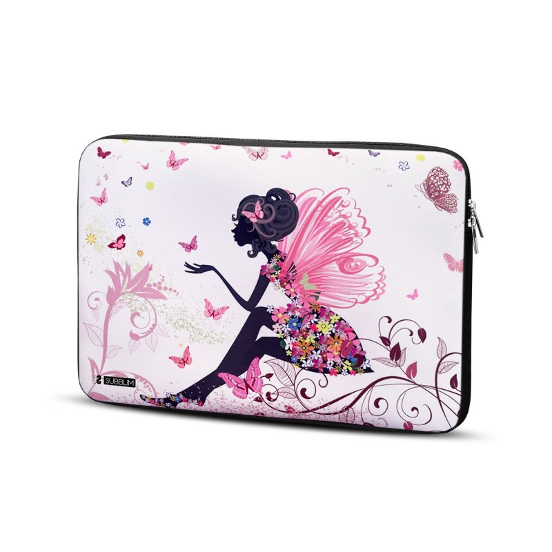 SUBBLIM - Funda Ordenador Neopreno Trendy Sleeve Neo Hada 13,3-14" SUBLS-SKIN102