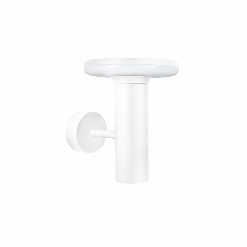 Aplique de pared Mac blanco - Aplique LED de 12 W con interruptor CCT 2700K/3200K/4000K, aplique de pared de aluminio - Beneito & Faure
