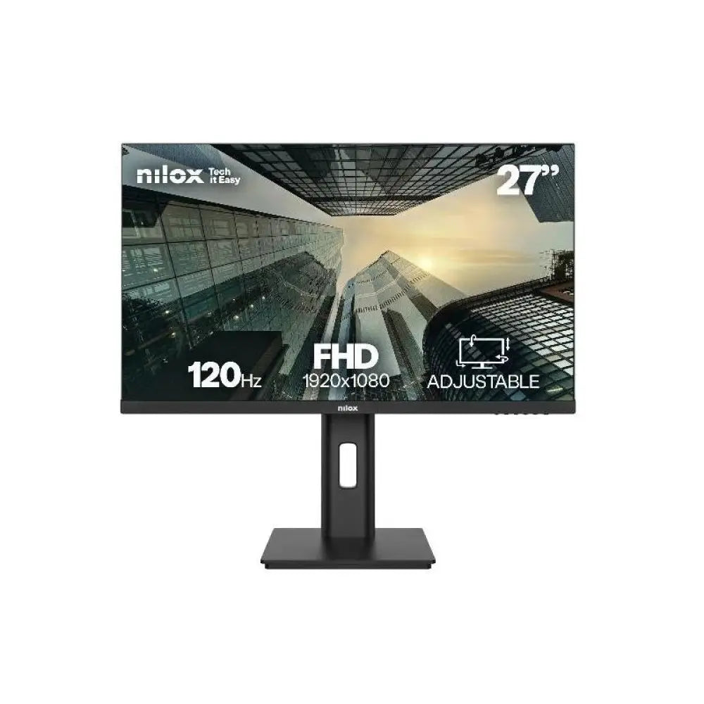 Monitor Nilox NXM27REG12065 27" FullHD 120Hz IPS USB-C Ajuste de altura