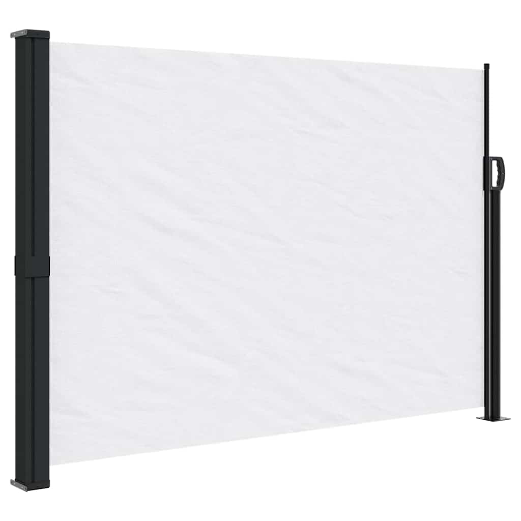 vidaXL Toldo lateral retráctil blanco 140x600 cm