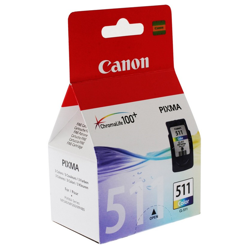 Canon cl-511 color cartridge mp240/260/480