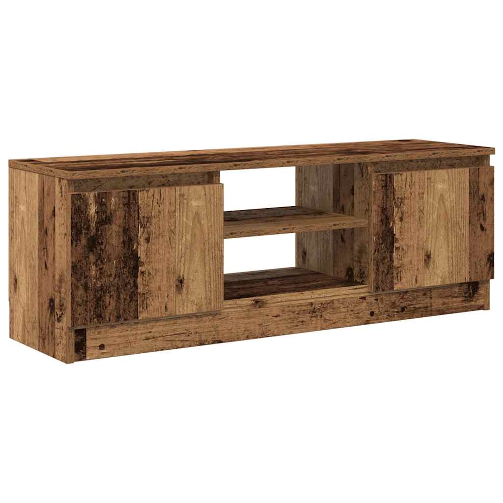 vidaXL Mueble para TV madera ingeniería madera envejecida 102x30x36 cm