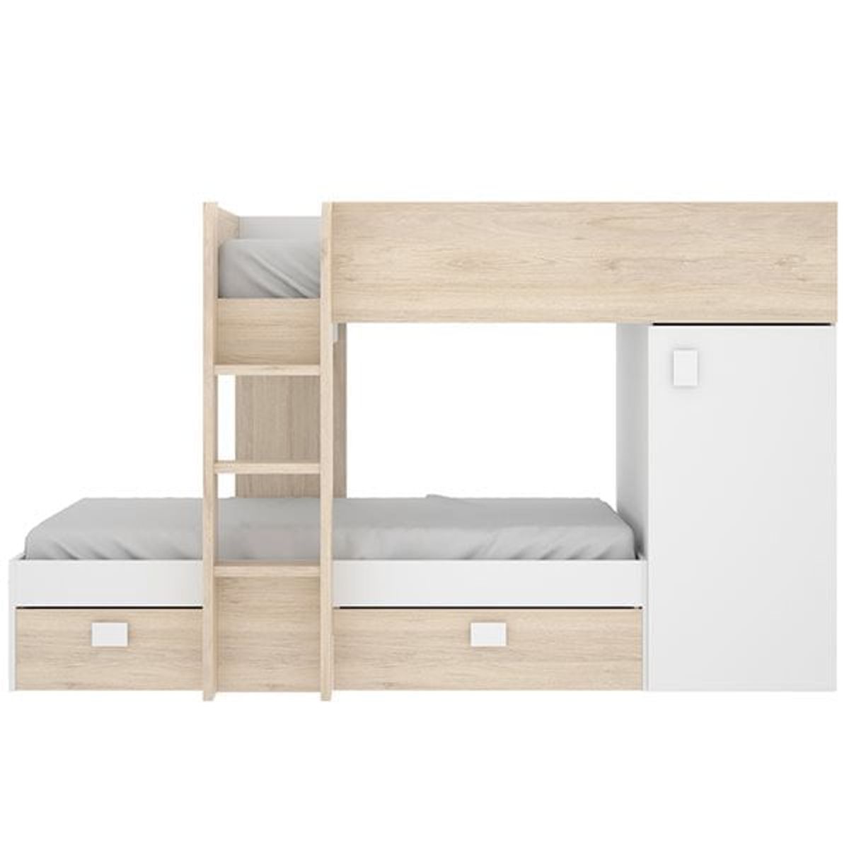 Cama tren Move con 2 camas y 2 opciones de montaje 150x255x112 cm