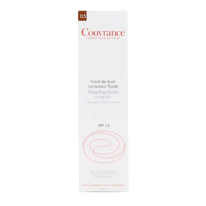 Avène Maquillaje Fluido 30ml para Imperfecciones Cutáneas y Protección Solar SPF 15