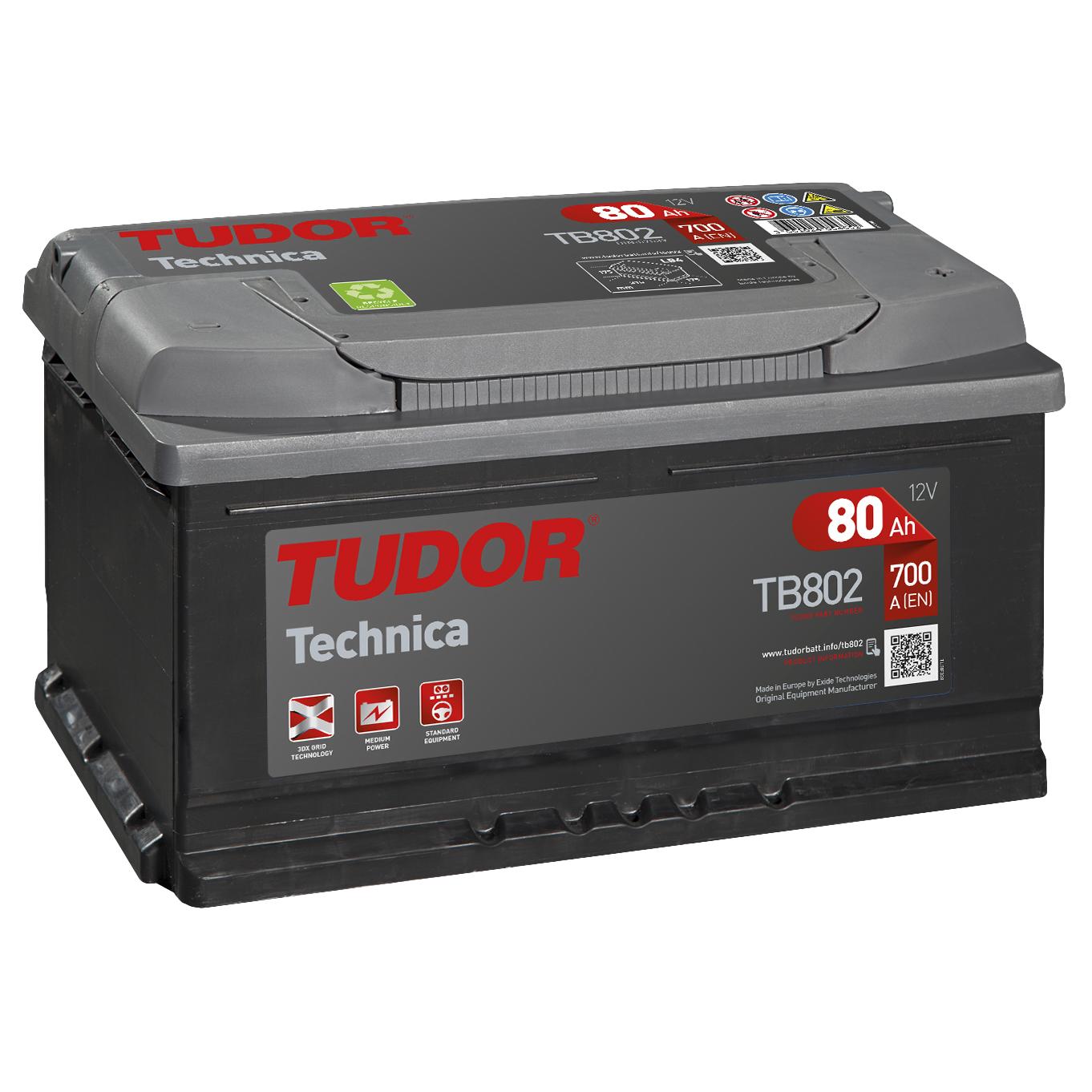 Tudor - Batería Tudor TB802 80.0 T7 - Alta Calidad