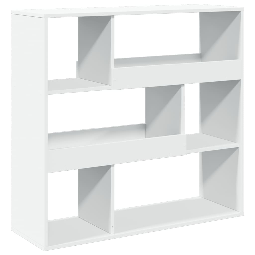 vidaXL Separador de ambientes madera ingeniería blanco 100x33x94,5 cm