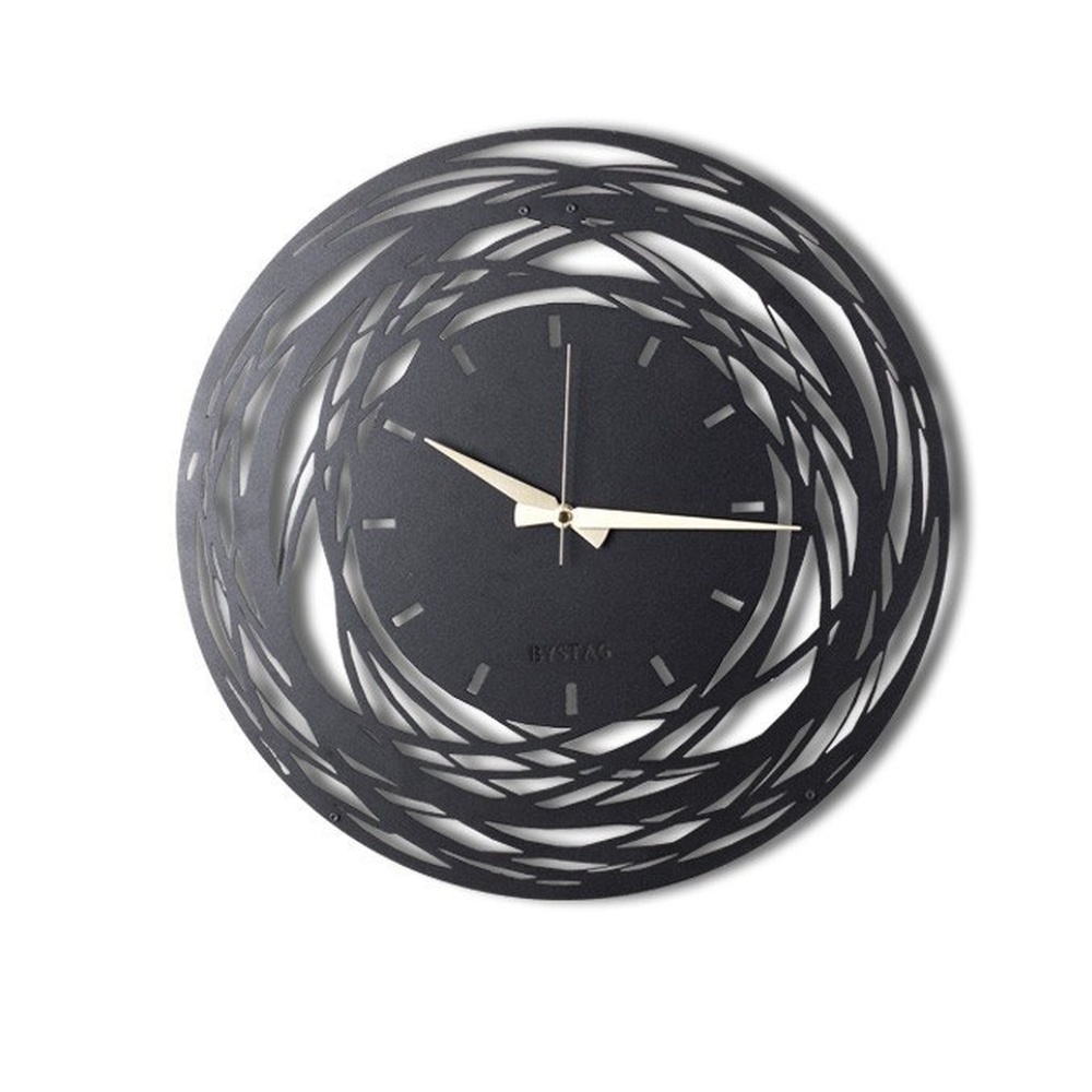 Wellhome Reloj de Pared METAL Decorativo Estilo Rotaciones 50x50