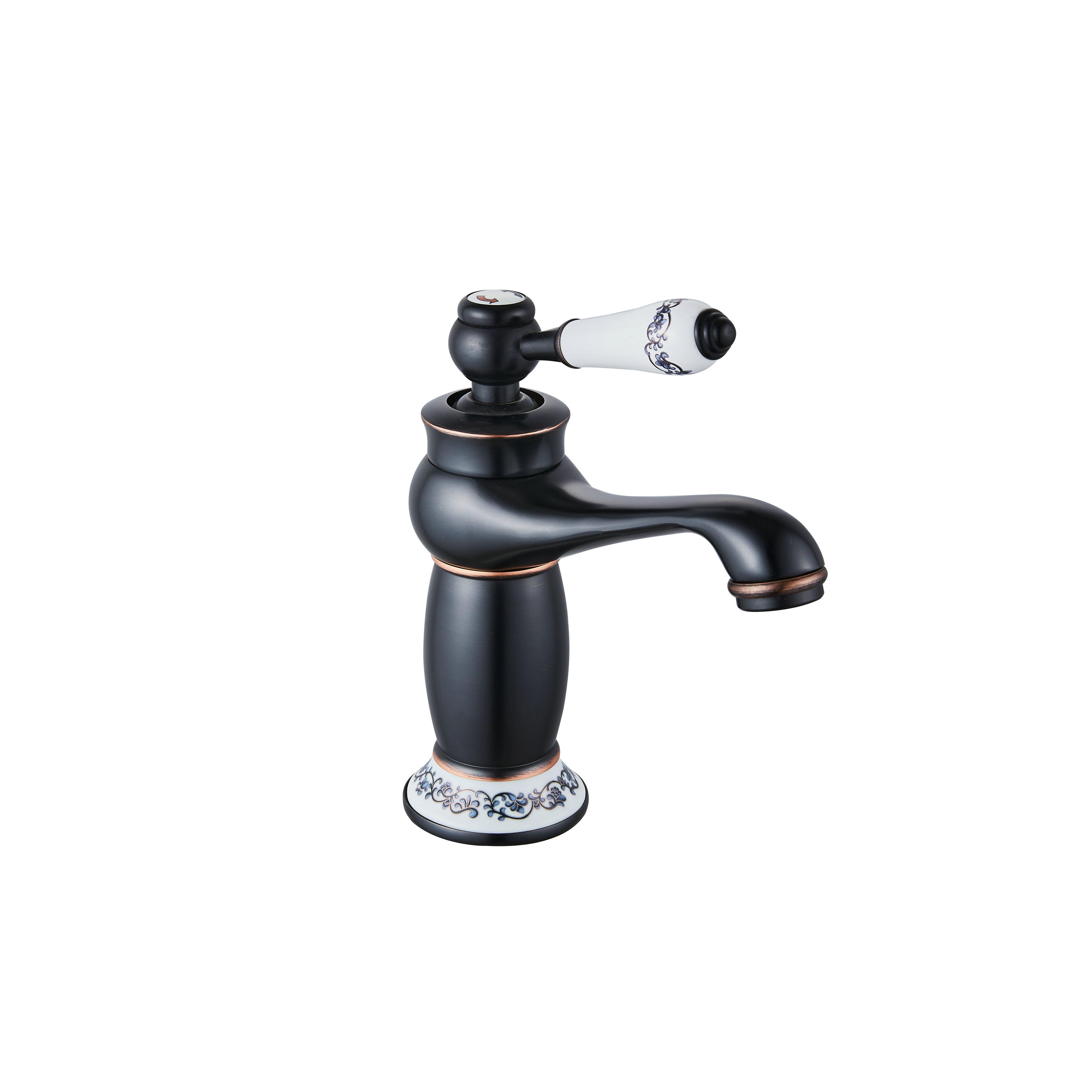 DP GRIFERÍA Grifo Monomando Lavabo Neoclásico - Base Latón, Decoración Ornamental, 3 Acabados