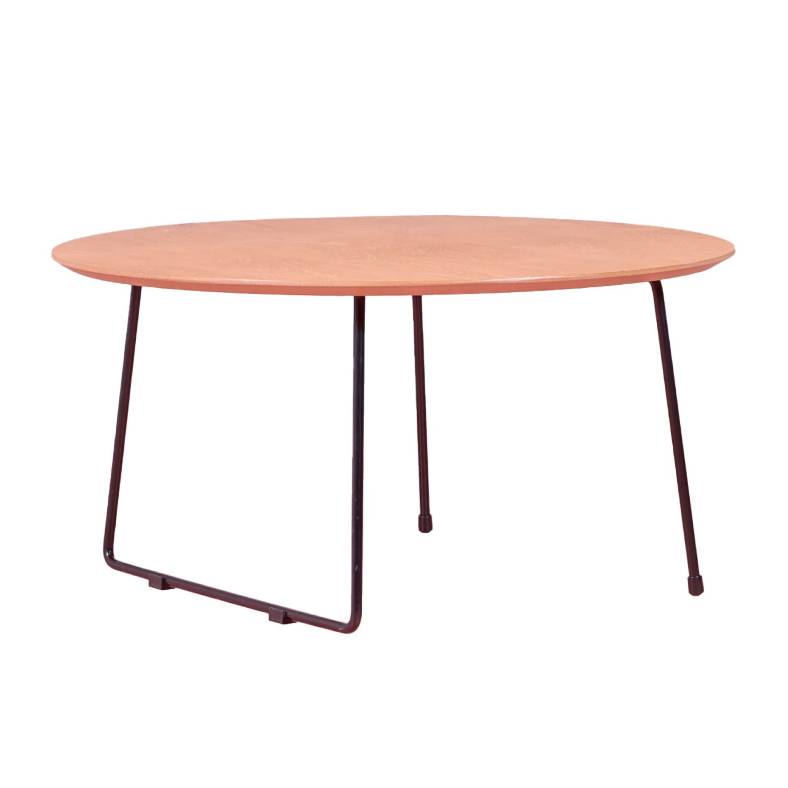 Nest Dream - Mesa de centro redonda en madera de roble (80cm) - Modin