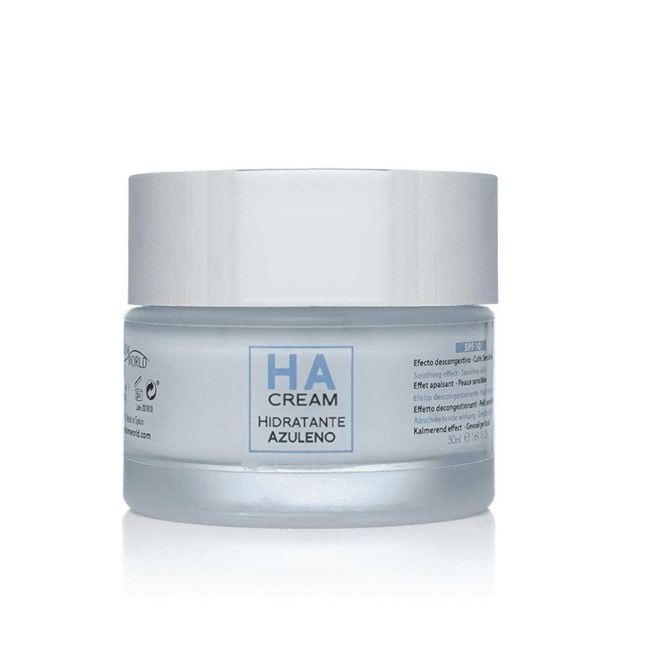 CREMA FACIAL HA HIDRATANTE CON AZULENO PIELES SENSIBLES 60 ML