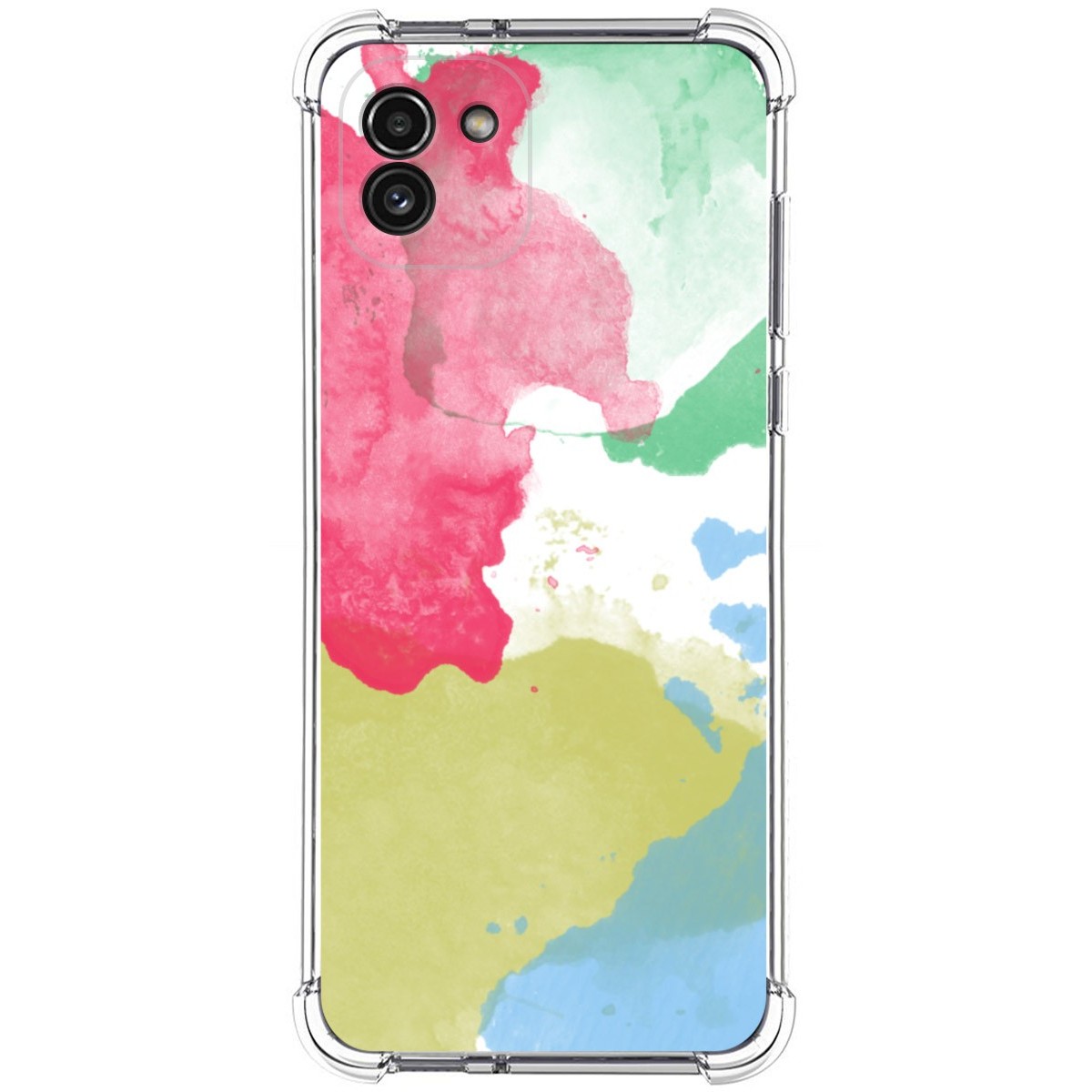 Funda Silicona Antigolpes para Samsung Galaxy A03 diseño Acuarela 02 Dibujos