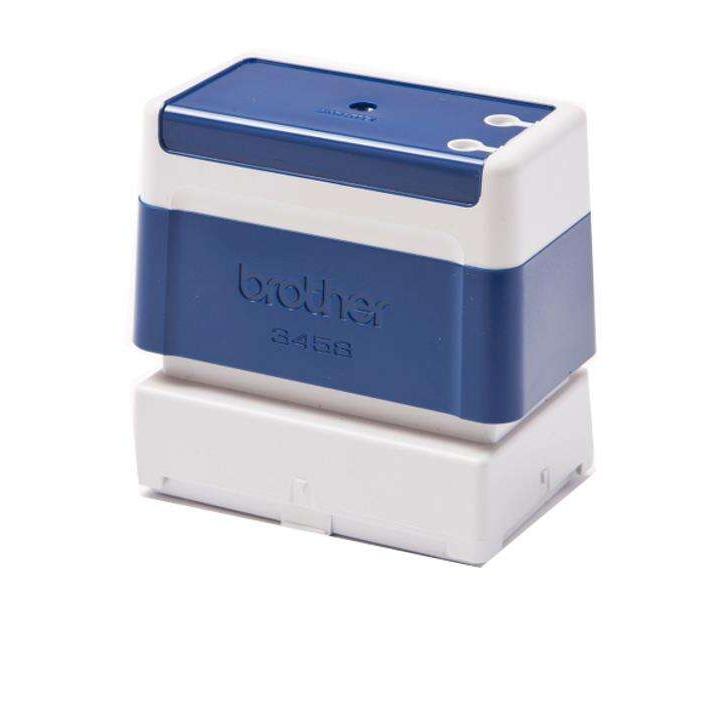 Brother pr3458e6p pack de 6 monturas de sellos originales - 34x58mm - color azul