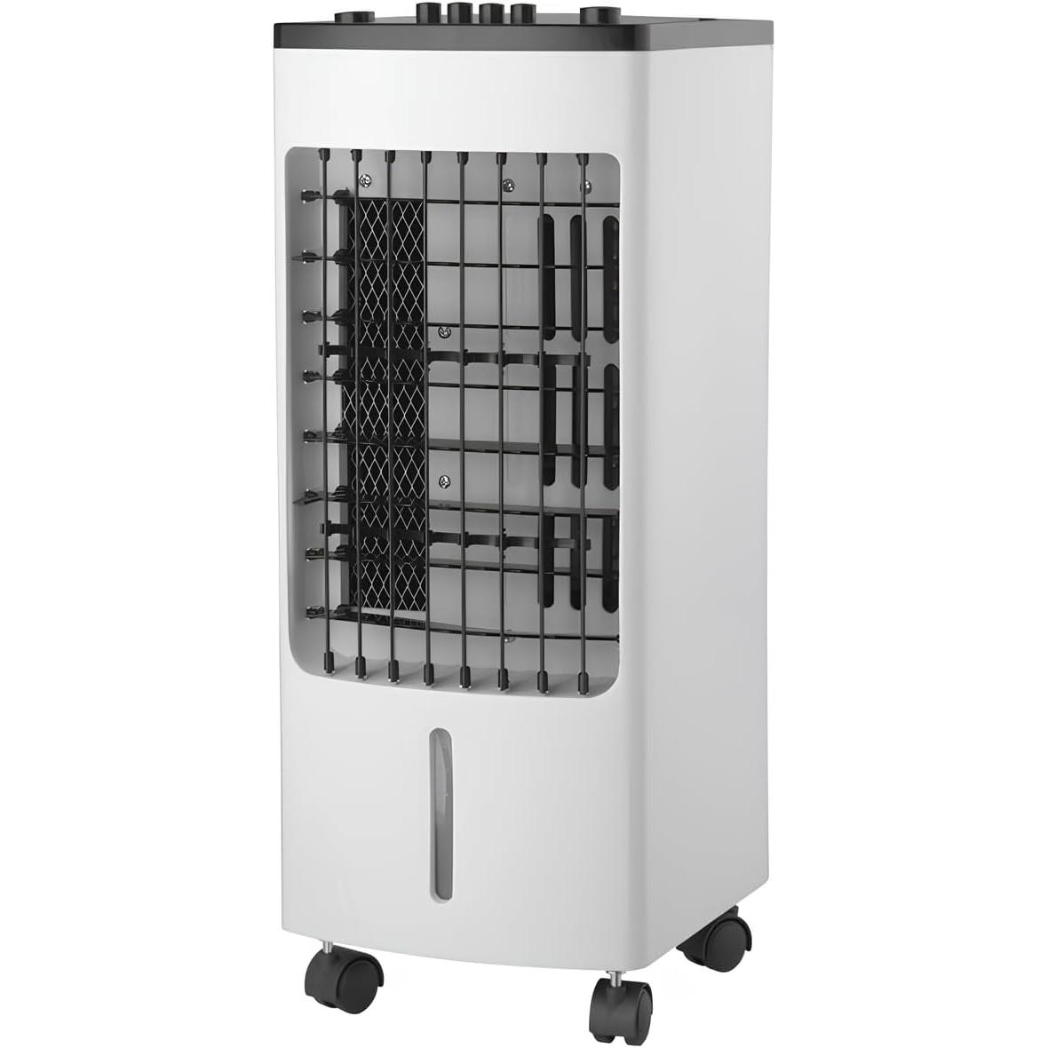 Aire Acondicionado Portátil SUN 4L, 80W – Enfriador de Aire Evaporativo con Depósito de Agua – Bajo Consumo, Silencioso, con Ruedas