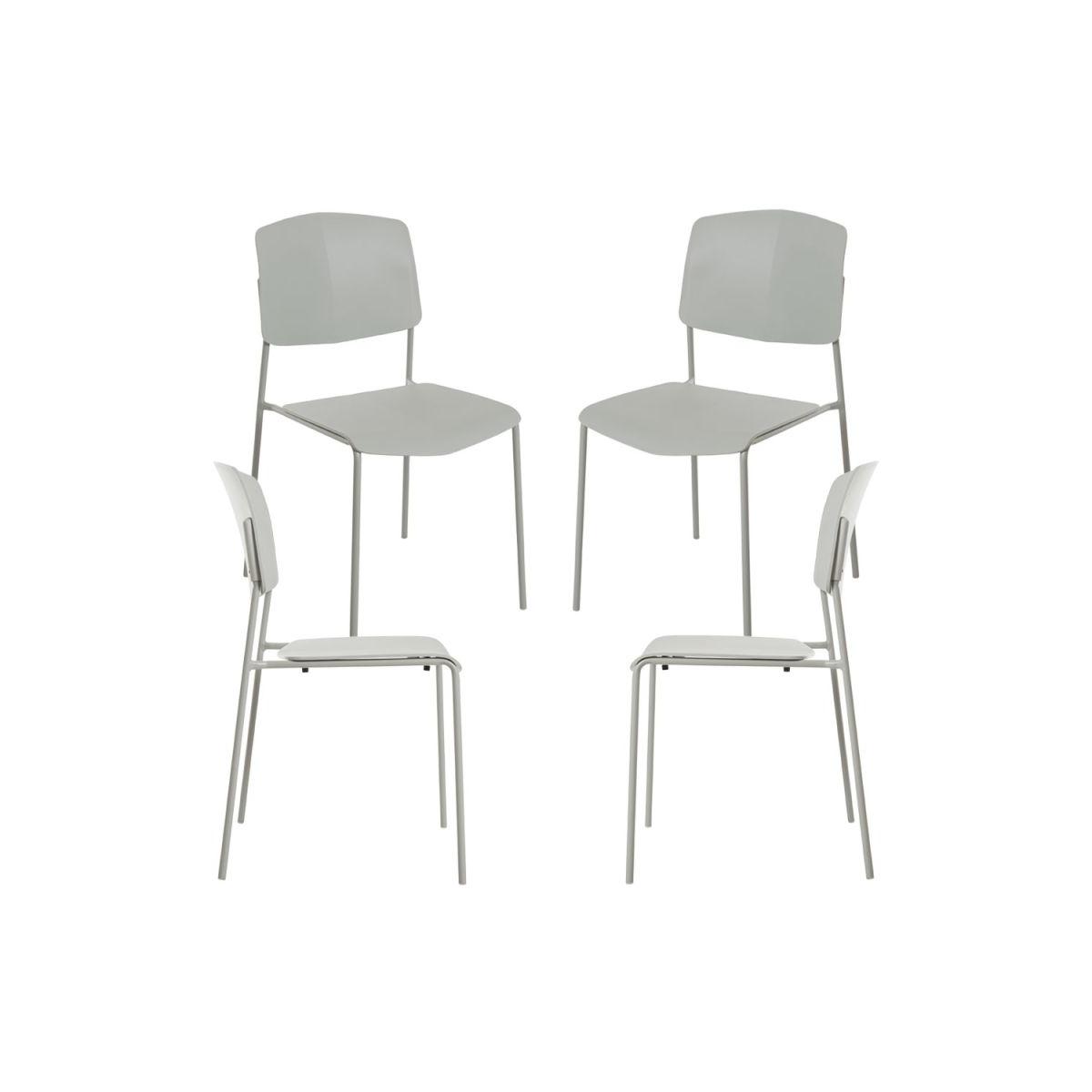 Regalos Miguel - Packs Sillas Comedor - Pack 4 Sillas Chiel - Gris