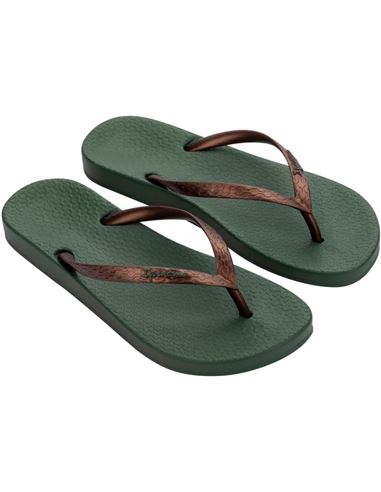 CHANCLAS MUJER IPANEMA ANATOMICA TAN FEM VERDE IP81030-BO356