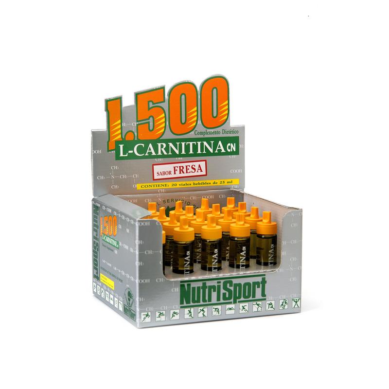 Nutrisport L-Carnitina 1500 Fresa 20 Viales..