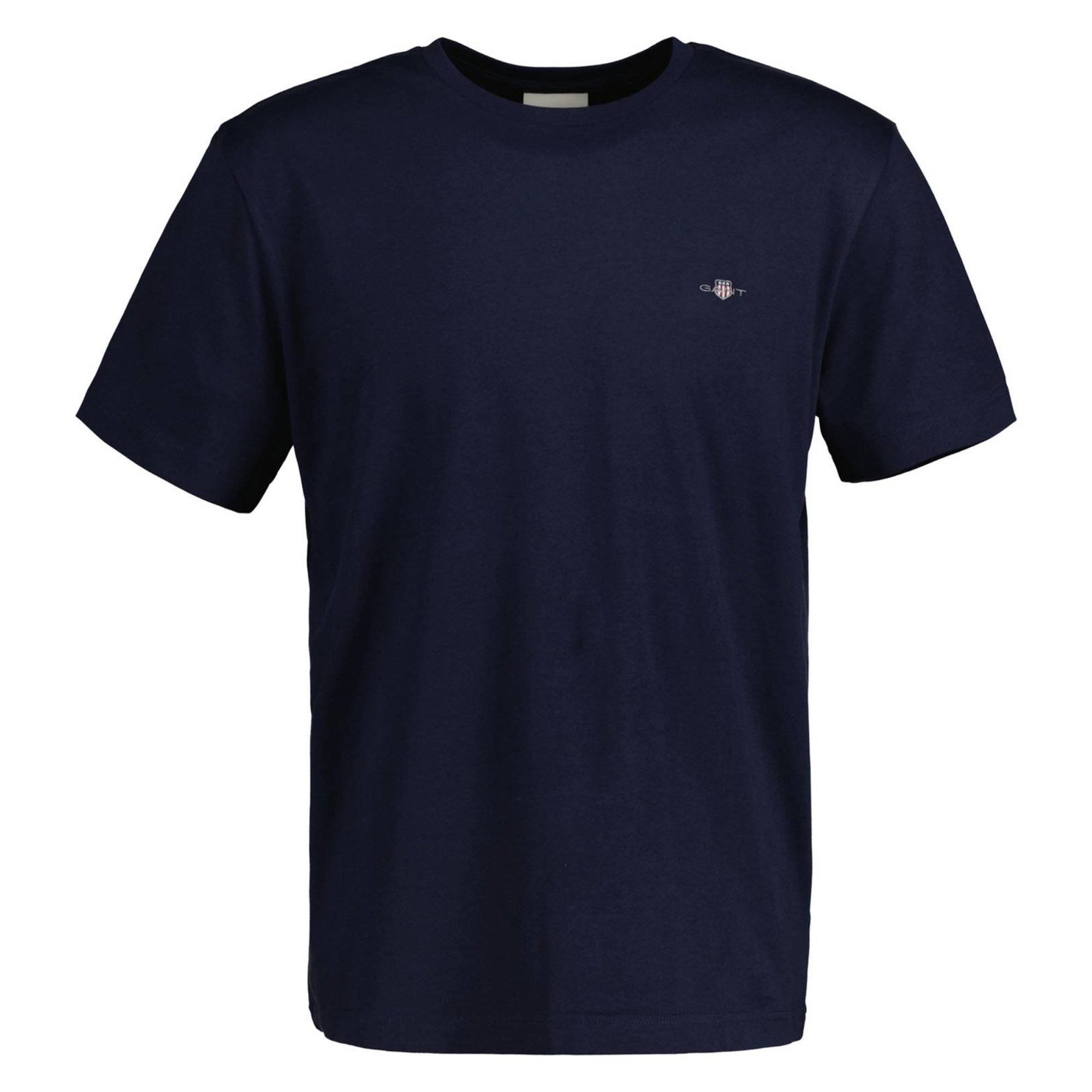 GANT Camiseta Hombre - REGULAR SHIELD, cuello redondo, manga corta, algodón, bordado Reg Shield