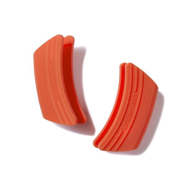 Set de 2 Protectores de Silicona Originales Le Creuset para Asas de Cocotte, Seguridad y Comodidad en el Manejo