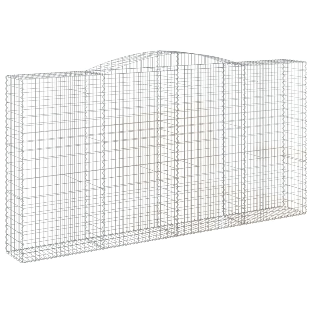 Cesta Gaviones Vidaxl Forma Arco Hierro Galvanizado