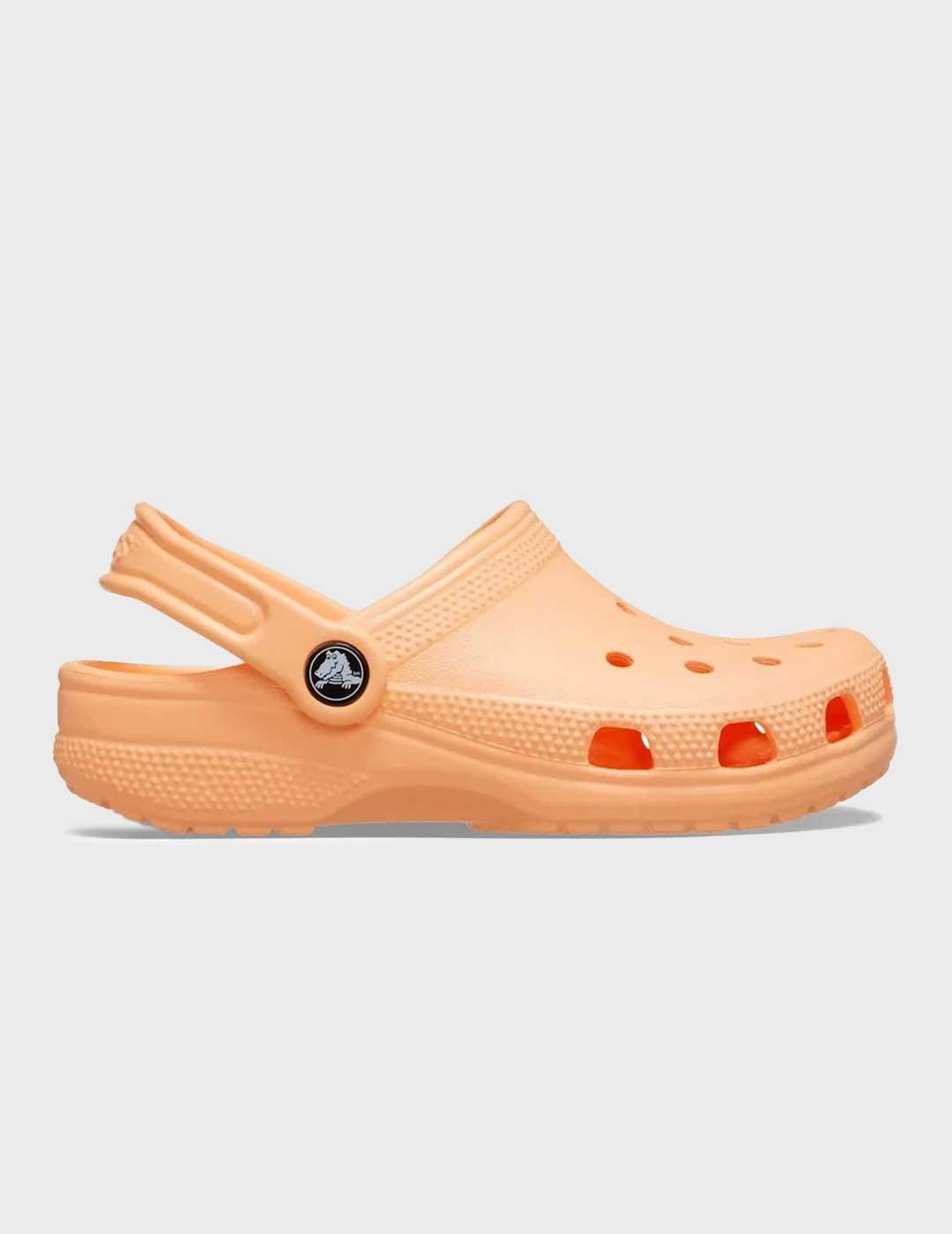 Crocs Classic Clog K zueco naranja para niño, niña y mujer