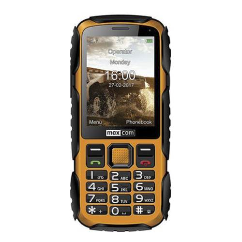 MaxCom MM920 7,11 cm (2.8") 140 g Negro, Amarillo Rugged phone