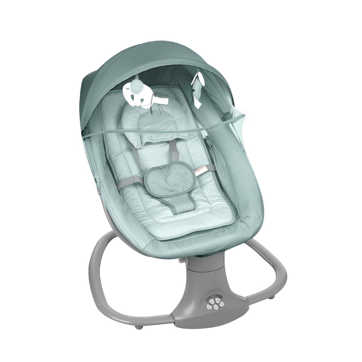 Kikka Boo Kikkaboo Columpio Bebe Winks Eléctrico Bluetooth USB - Entretenimiento Sin Fin