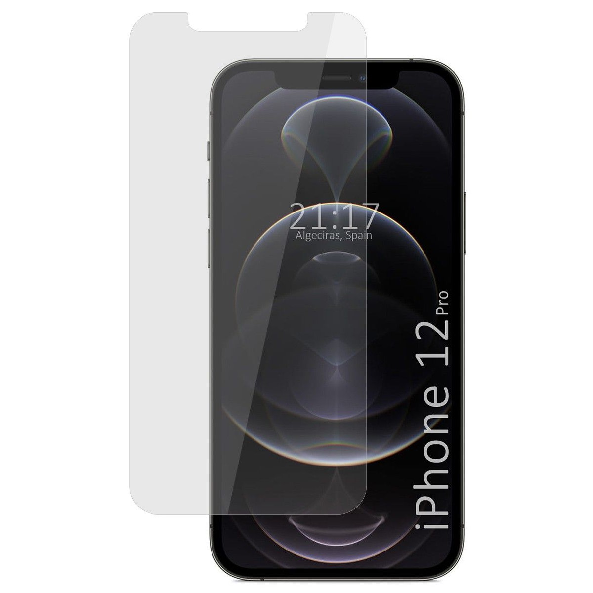 Tumundosmartphone Protector Cristal Templado para Iphone 12 / 12 Pro (6.1) Vidrio