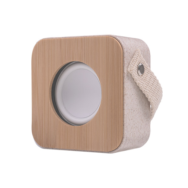 Mars Gaming MS-ECO Portable Bluetooth Speaker 5.1 Eco-Friendly Wheat Straw/Bamboo, 8W RMS, Compact Design, 5 Hours Autonomy, Bluetooth 5.1 for High-Fidelity Sound, Ideal for Outdoor Use