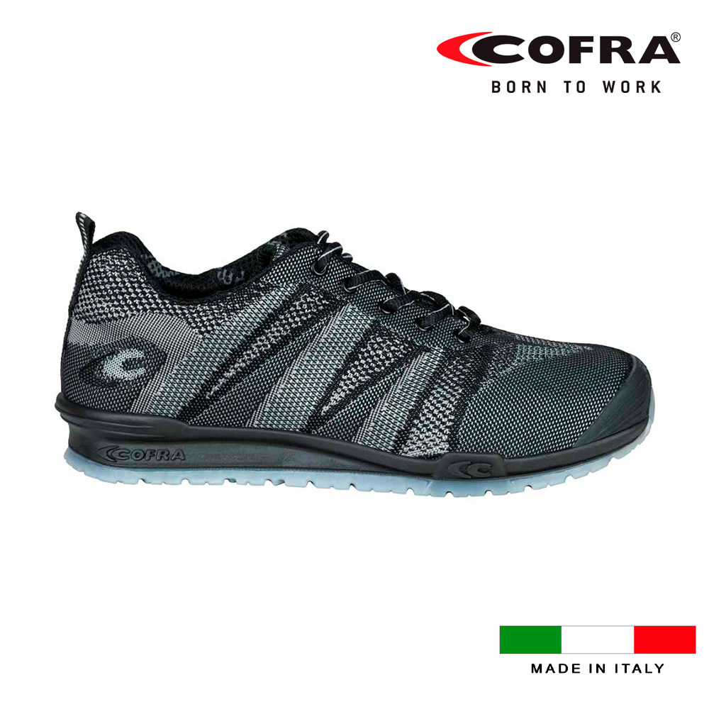 Zapatos de seguridad cofra fluent black s1 talla 39