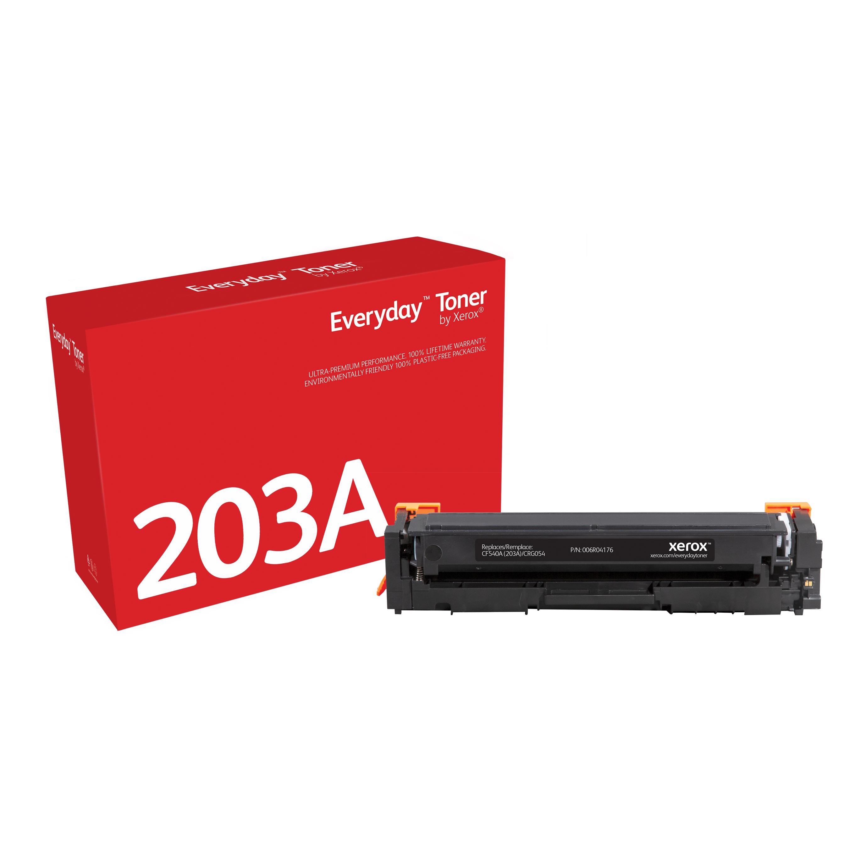 Compatible Everyday Tóner Negro Equivalente a CF540A/CRG-054BK para HP LaserJet MFP M280, HP LaserJe