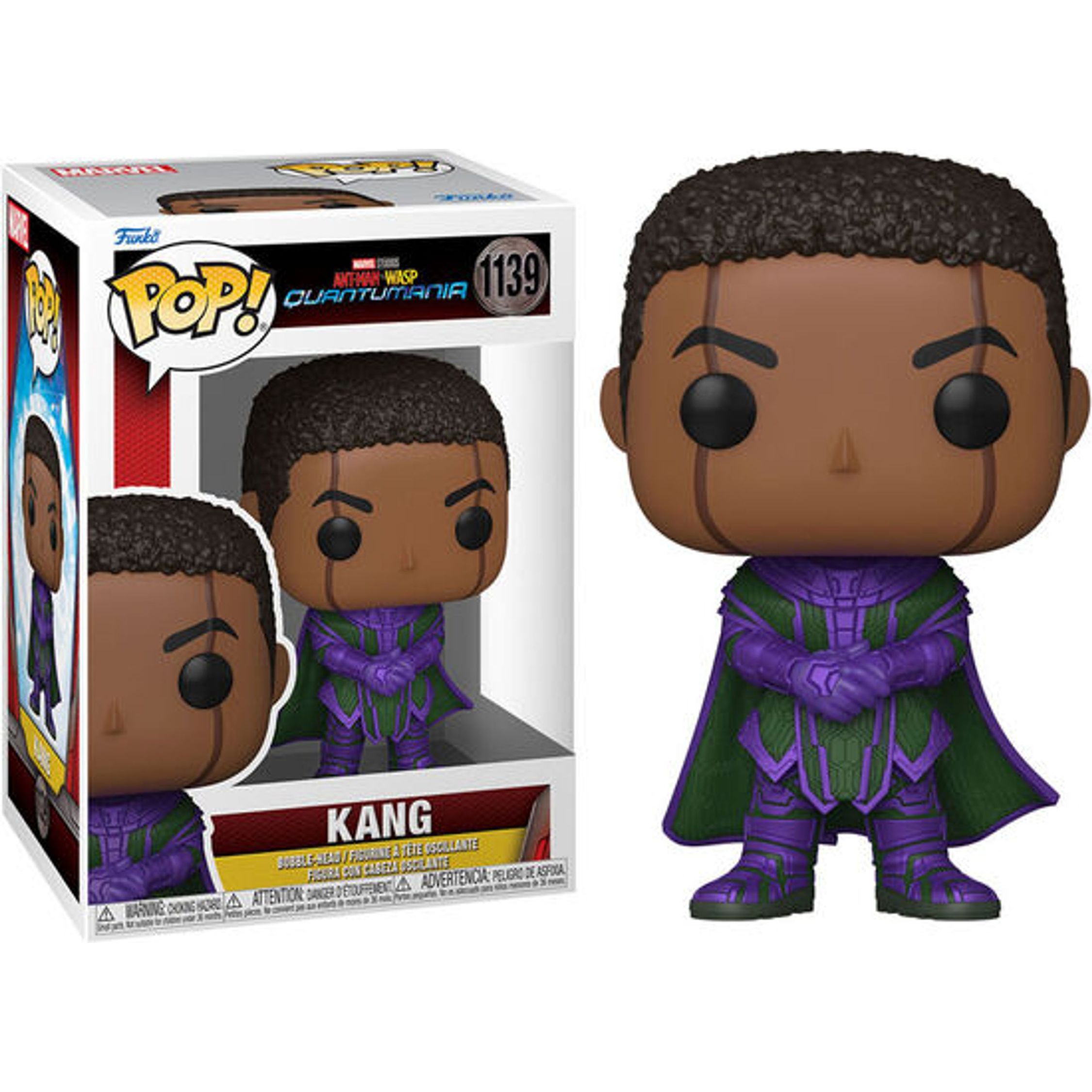 Funko - Figura Pop Marvel Ant-Man And The Wasp Quantumania Kang - Funko Pop Coleccionable De Edición Limitada - Funko Pop Diseño Detallado Y Realista - Funko Pop Ideal Para Regalo - Funko Pop Gran Variedad De Personajes